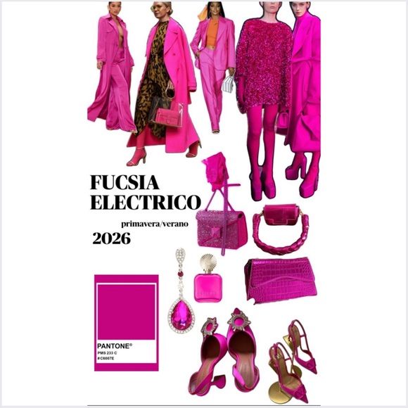 Vintage 1970s Barbie Pink or Electric Pink/ Square Clip-On Earrings - Picture 3 of 11